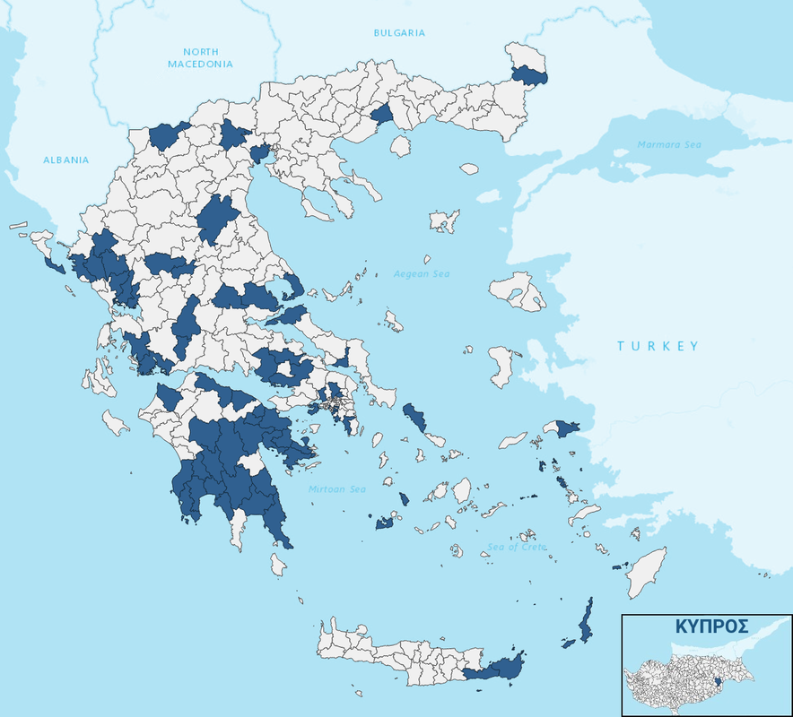 greece map members